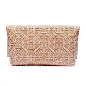 Alex and Ani Gabriel Tooled Leather Foldover Clutch